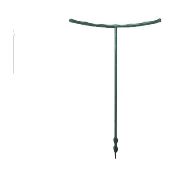 Half Round Plant Support Stakes Cages for Tomato Monstera Peony Hydrangea 2 Pack Stackable ABS Plastic Indoor Outdoor Vine Support Stand Easy Install Adjustable Durable