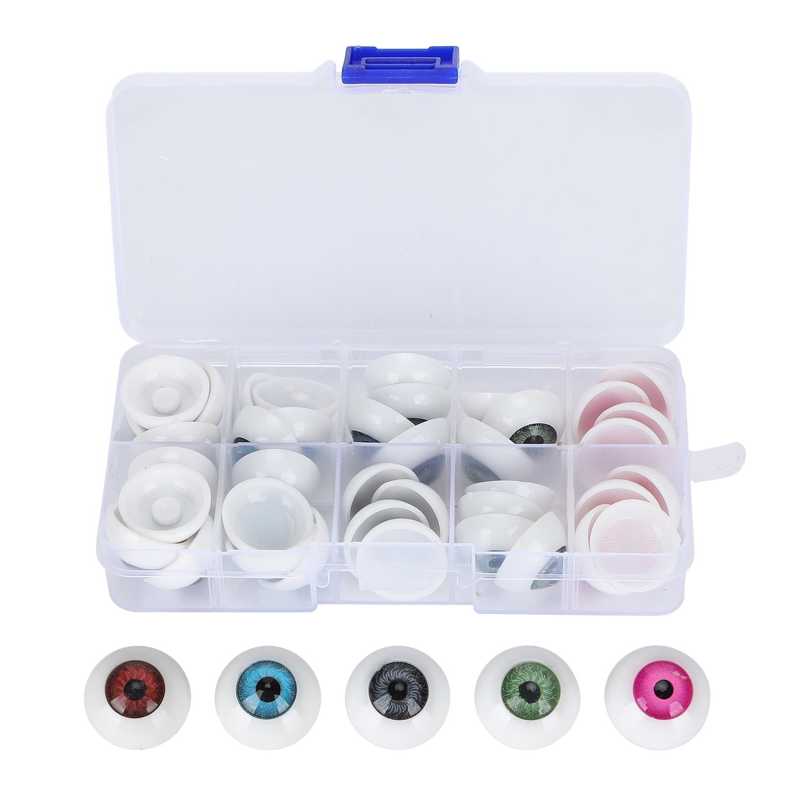Half Round Plastic Eyes Colorful Doll Eyeballs DIY Bear Crafts