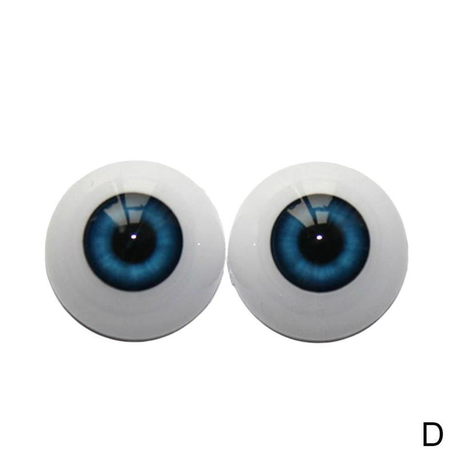 3D Iris of the Eye Stickers. Large Pupil for Cold Porcelain Dolls and Foam  Crafts. Eyes for Air Dry Clay. 9mm Iris 12 Pairs. 