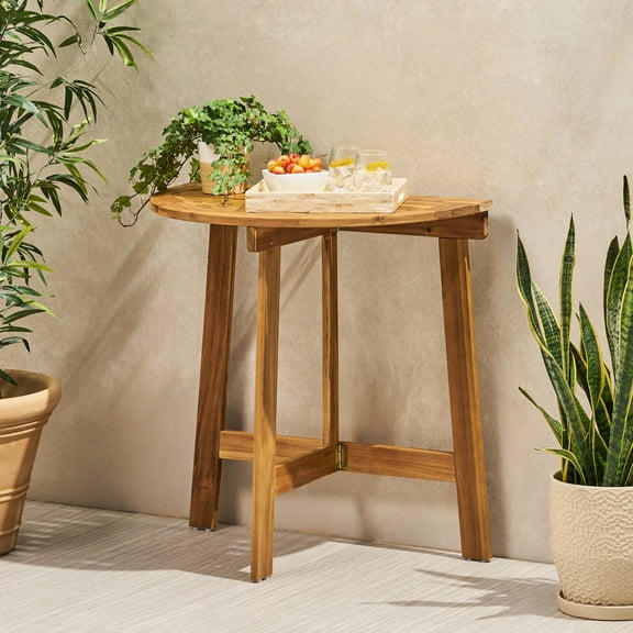 Half - Round Shape Design | Fit Snugly Against Wall or Window Sill | Create a Sophisticated and Classic Patio Setting