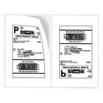 Half Sheet SelfAdhesive Shipping Labels for Laser & Inkjet Printers