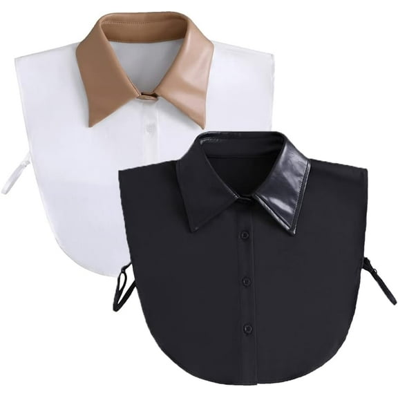 Half Shirt Blouse Collar Fake Collar Detachable Dickey Collar False Collar for Women Girls