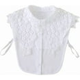thumbnail image 1 of Half Shirt Blouse Fake Collar Detachable Dickey Collar Faux False Collar, 1 of 6