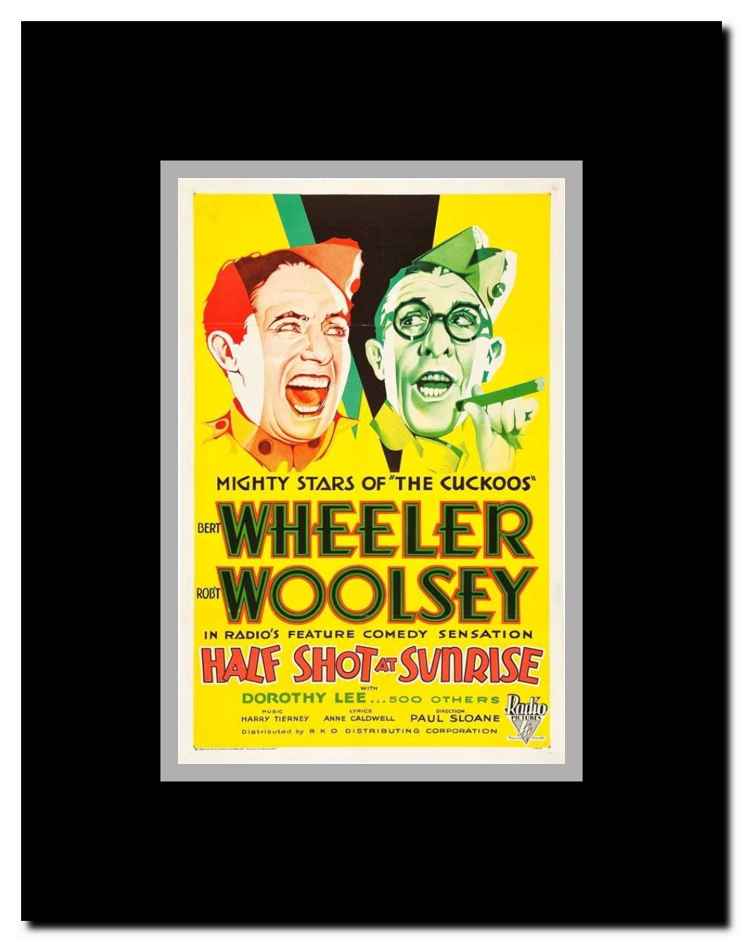 Half Shot at Sunrise Framed Movie Poster