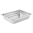 thumbnail image 1 of Winco SPJP-202 Anti-Jam Steam Pan, 23 Gauge - Stainless Steel - Half, 2.5 in., 1 of 1