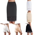 thumbnail image 1 of Half Slip for Women Under Dresses Lace Short Trim Black Half Slips for Underskirt Slip Dress, 1 of 6