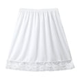 thumbnail image 1 of PYGNJK Half Slip for Women Under Dresses Lace Short Trim Half Slips For Underskirt Slip Dress, 1 of 5