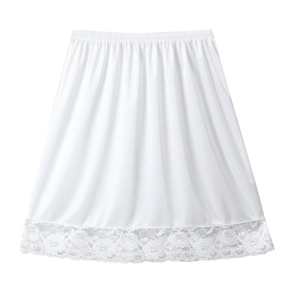 PYGNJK Half Slip for Women Under Dresses Lace Short Trim Half Slips For Underskirt Slip Dress