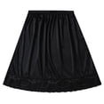 thumbnail image 1 of PYGNJK Half Slip for Women Under Dresses Lace Short Trim Half Slips For Underskirt Slip Dress, 1 of 4
