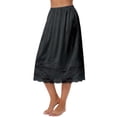 thumbnail image 1 of Half Slips For Women - Underskirt Dress Extender with Lace Trim, Knee Length, 1 of 6