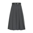 thumbnail image 1 of Half Slips For Women Solid Color Under Skirts with Built in Shorts High Waisted Elastic Under Dresses Pleated Slip Skirt Loose Fit Petticoat Summer Dressy Casual Underskirt, 1 of 5