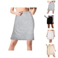 thumbnail image 1 of Half for Women Comfortable Basic Plain Soft Elastic Waist Underskirt, 1 of 4