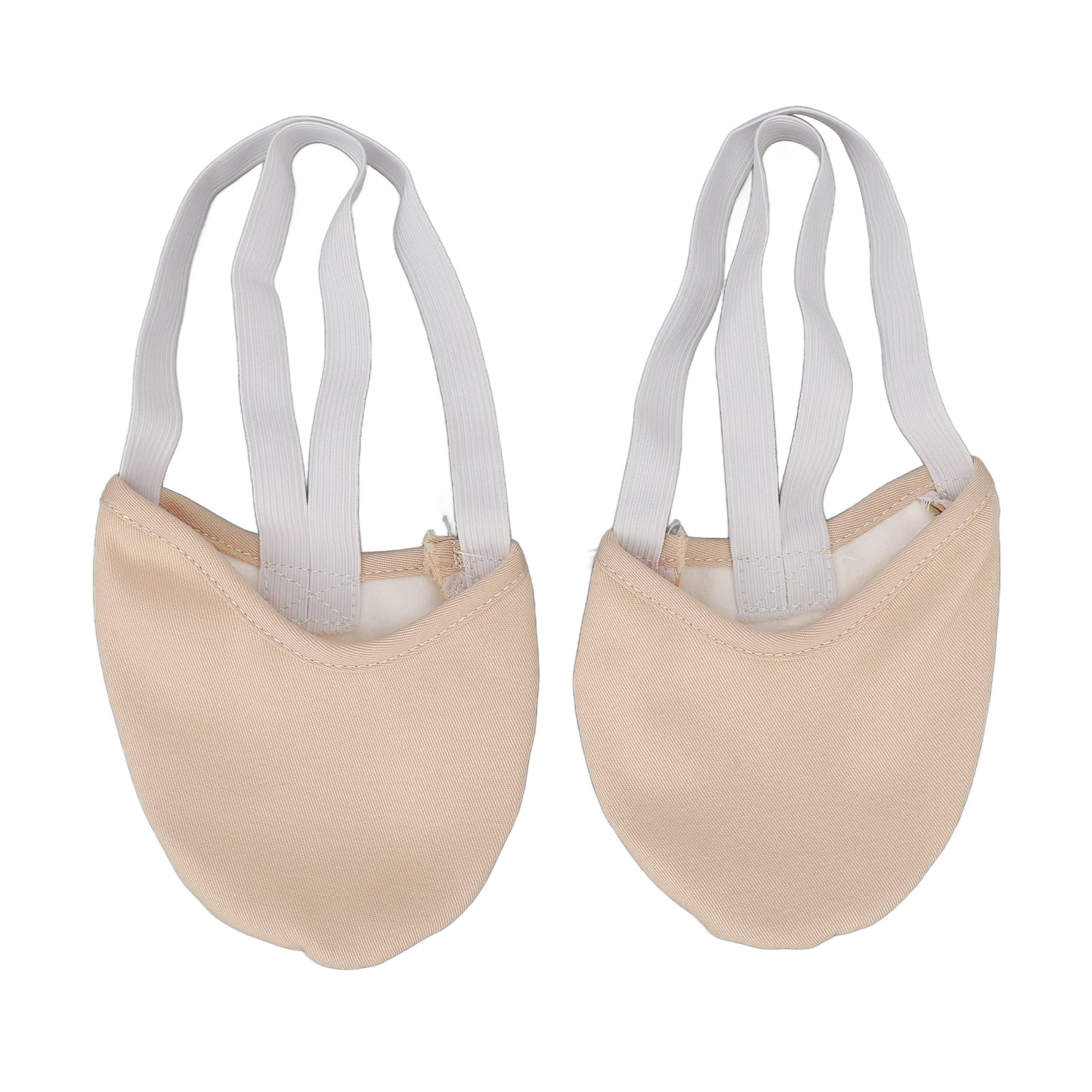 Half Sole Dance Shoes Skin Color Leather Sole Wear Slip Resistant Soft