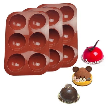 Half Sphere Silicone Mold Set - 3 Pack