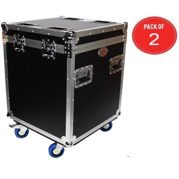 Half Trunk Utility Flight Case with Casters (Set of 2)