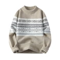 thumbnail image 1 of Half Turtleneck Pullover Sweaters Winter Fall Sweaters for Men 2024, 1 of 2