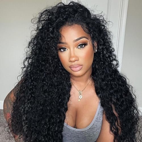 Half Wig Human Hair 250 Density Kinky Curly half wig Upgrade 3 IN 1 Drawstring Seamless Flip Glueless Wigs for Women Invisible Hairline Beginner Friendly Headband Wig 24 Inch