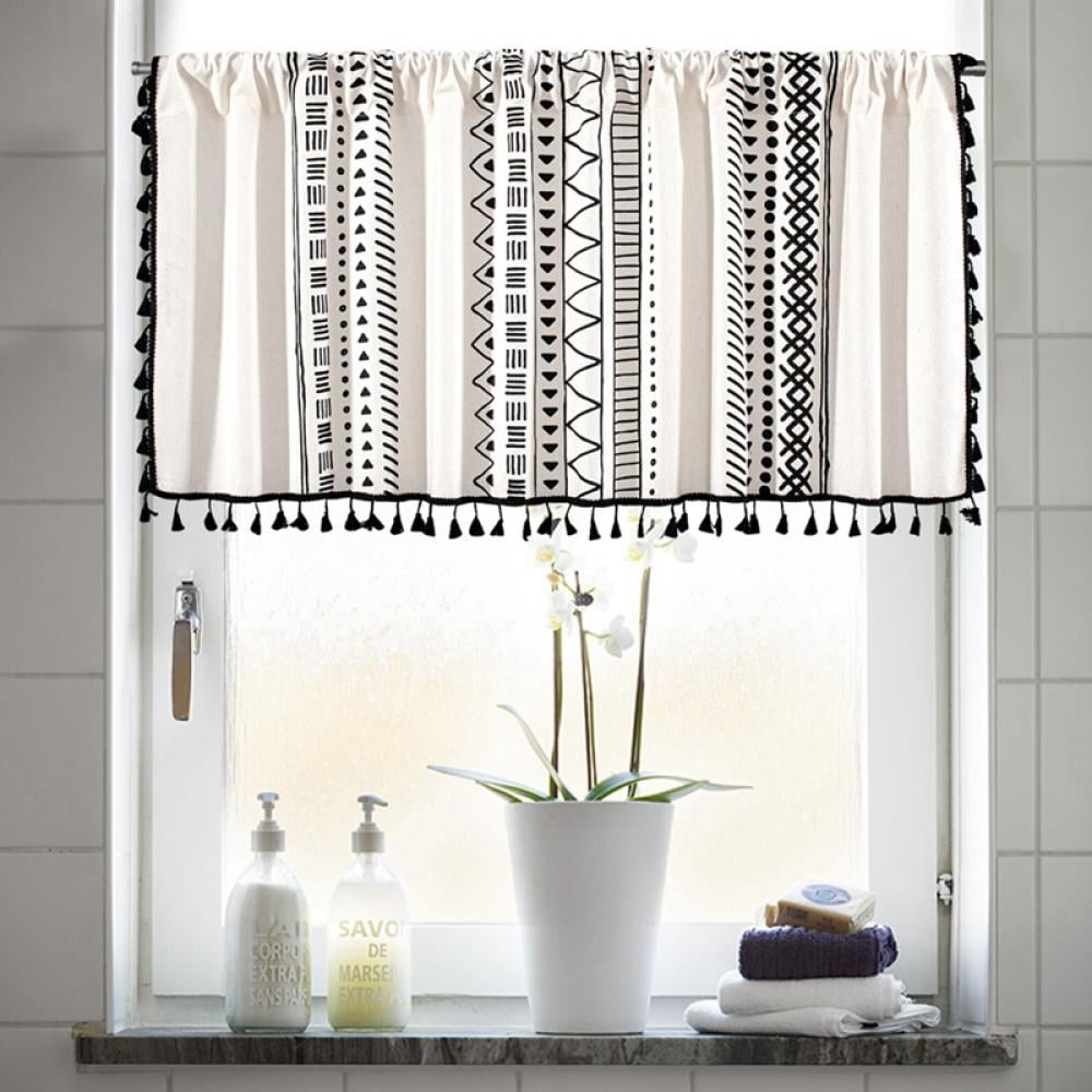 Half window curtains discount
