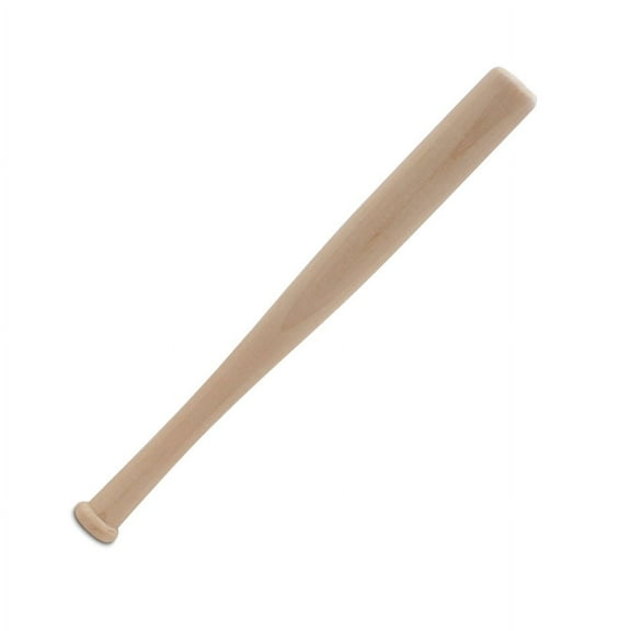 Half Wood Bat 12 inch, Pack of 2 Unfinished Split Wooden Baseball Bats to Personalize for Craft Signs, Souvenirs & Gifts, by Woodpeckers