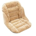thumbnail image 1 of Half Wrapped Quilted Silk Cushion with Integrated Thick Pad Detachable Washable Cover for Home and Comfort, 1 of 4