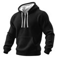 thumbnail image 1 of Half Zip Hoodie Sweatshirt Long Sleeve Fashion Hooded Sweatshirt Loose Fit Hoodie Pullover Fall Winter Jackets with Pockets, 1 of 5