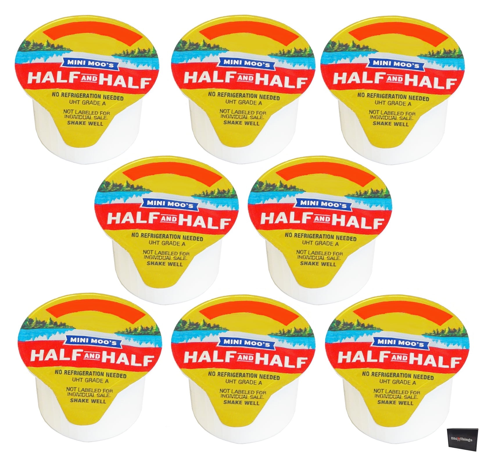 Half and Half Liquid Creamer Single Serve 0.5 oz. Cups - 50 Count