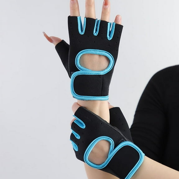Half finger sports gloves weight lifting fitness gloves outdoor  breathable shock absorption workout gym gloves  Fingerless Full Palm Protection Weight Lifting Gloves for Gym Cycling Exercise Fitness