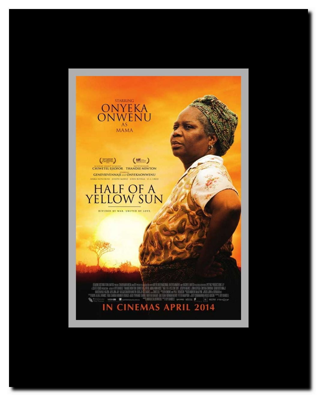 Half of a Yellow Sun Framed Movie Poster