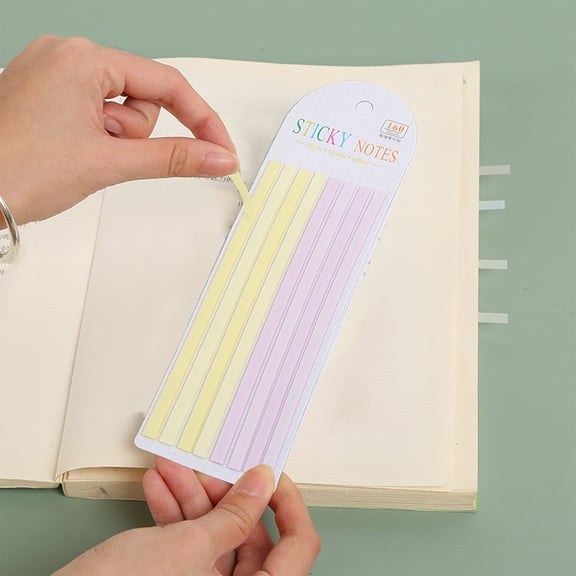 Half-transparent Highlighter Tape for Reading Long Highlighting Sticky Tabs for Annotating Low Saturation Color Reusable for Aesthetic Office Study Home Note Supplies