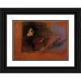 thumbnail image 1 of Halfdan Egedius 14x11 Black Ornate Wood Framed Double Matted Museum Art Print Titled: Study for Play and Dance (1896), 1 of 5