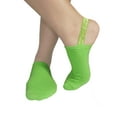 thumbnail image 1 of Halfsox-Women’s Casual No Show Half Socks for Sling-back shoes Medium/Large Green 1 Pair, 1 of 3