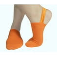 thumbnail image 1 of Halfsox-Women’s Casual No Show Half Socks for Sling-back shoes Medium/Large Orange 1 Pair, 1 of 3