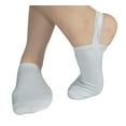 thumbnail image 1 of Halfsox-Women’s Casual No Show Half Socks for Sling-back shoes Small/Medium White 1 Pair, 1 of 3