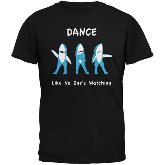 Halftime Left Shark Dancing Black Youth T-Shirt - Youth X-Large