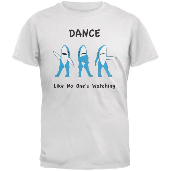 Halftime Left Shark Dancing White Youth T-Shirt - Youth Medium