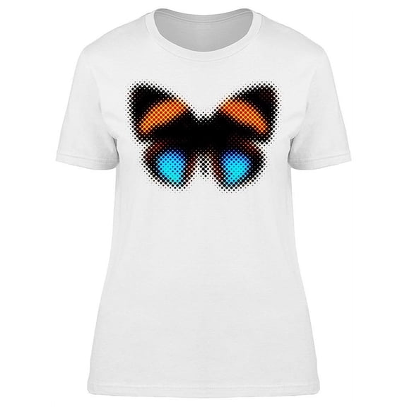 Halftone Butterfly T-Shirt Women -Image by Shutterstock, Female Large