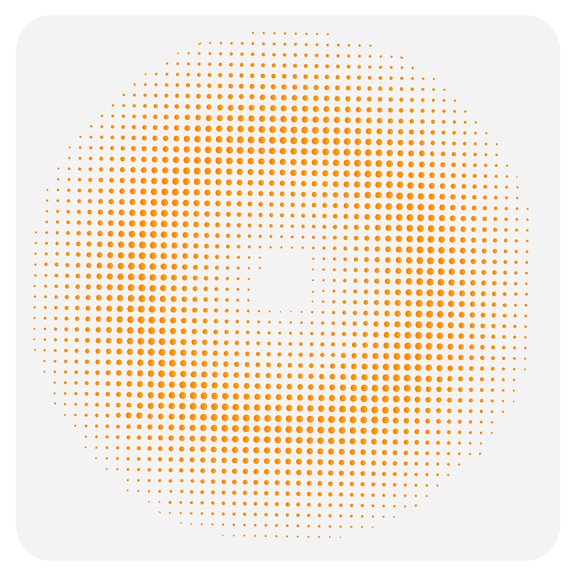 Halftone Swirl Painting Stencil 11.8x11.8inch Reusable Halftone Circles Pattern Drawing Template DIY Dots Mixed Media Pattern Stencil for Painting