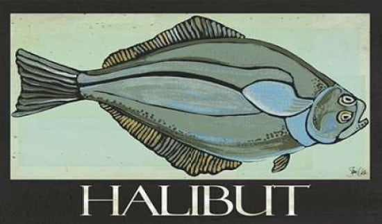 Halibut Canvas Art - Shanni Welsh (12 x 18)