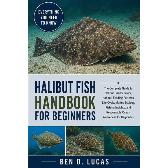 Halibut Fish Handbook for Beginners: The Complete Guide to Halibut Fish Behavior, Habitat, Feeding Patterns, Life Cycle,, (Paperback)