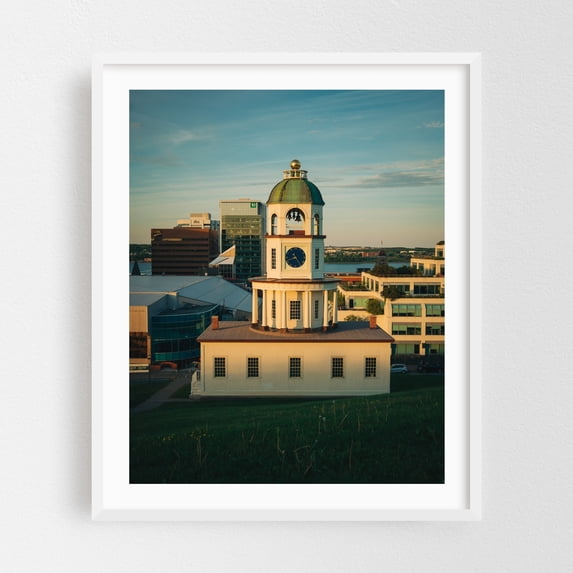Halifax Citadel - Halifax Nova Scotia Canada Photography White Framed Wall Art Print 30 x 40 inches