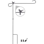 Halinfer Outdoor Ground Flag Stand Holder for 12 x 18 Garden Flag