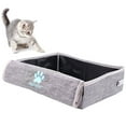 thumbnail image 1 of Halinfer Portable Cat Travel Litter Box with Lid, Collapsible Car Cat Litter Box Waterproof and Easy to Clean, 1 of 7