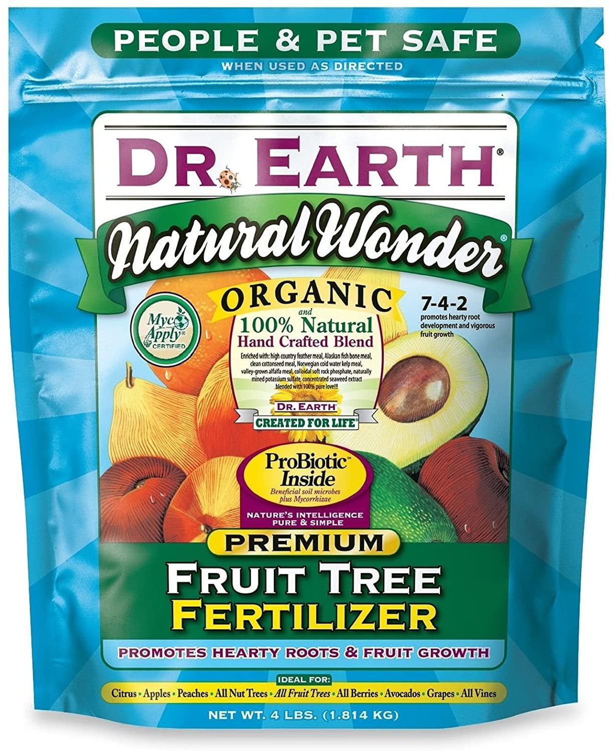 Haliniose Organic 9 Fruit Tree Fertilizer, 4 lb