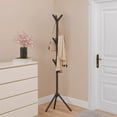 thumbnail image 1 of Haliyee Coat Rack Freestanding,Plastic Wooden Tree Coat Rack Stand,Sturdy Freestanding Coat Rack with 9 Hooks,3 Adjustable Height Floor Hanger,Coat Tree Easy Assembly for Entryway,Bedroom,office, 1 of 6