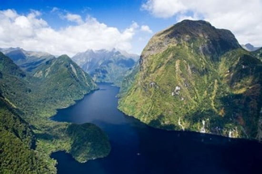 Hall Arm Doubtful Sound Fjordland National Park South Island New Zealand Canvas Art - David Wall DanitaDelimont (17 x 11)