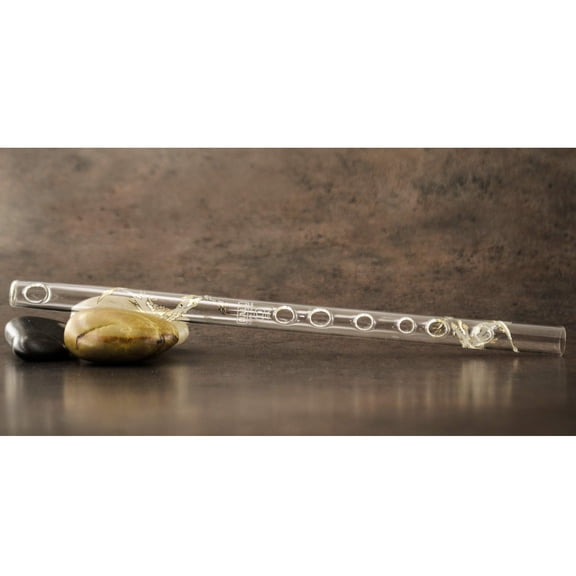Hall Crystal Flute 11209 - Inline Glass Piccolo in C - White Dragon