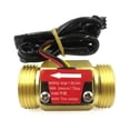 thumbnail image 1 of Hall Effect Sensor Flow Meter Flowmeter Counter 1-30L/min G3/4" Male Thread Brass Water Flow Sensor For Water Dispenser ,Accurate Measurements, 1 of 6