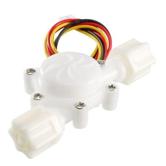 Hall Effect Water Flow Sensor Switch Flowmeter Fluid DC5V 0.3-3L/min SEN-HZ06W