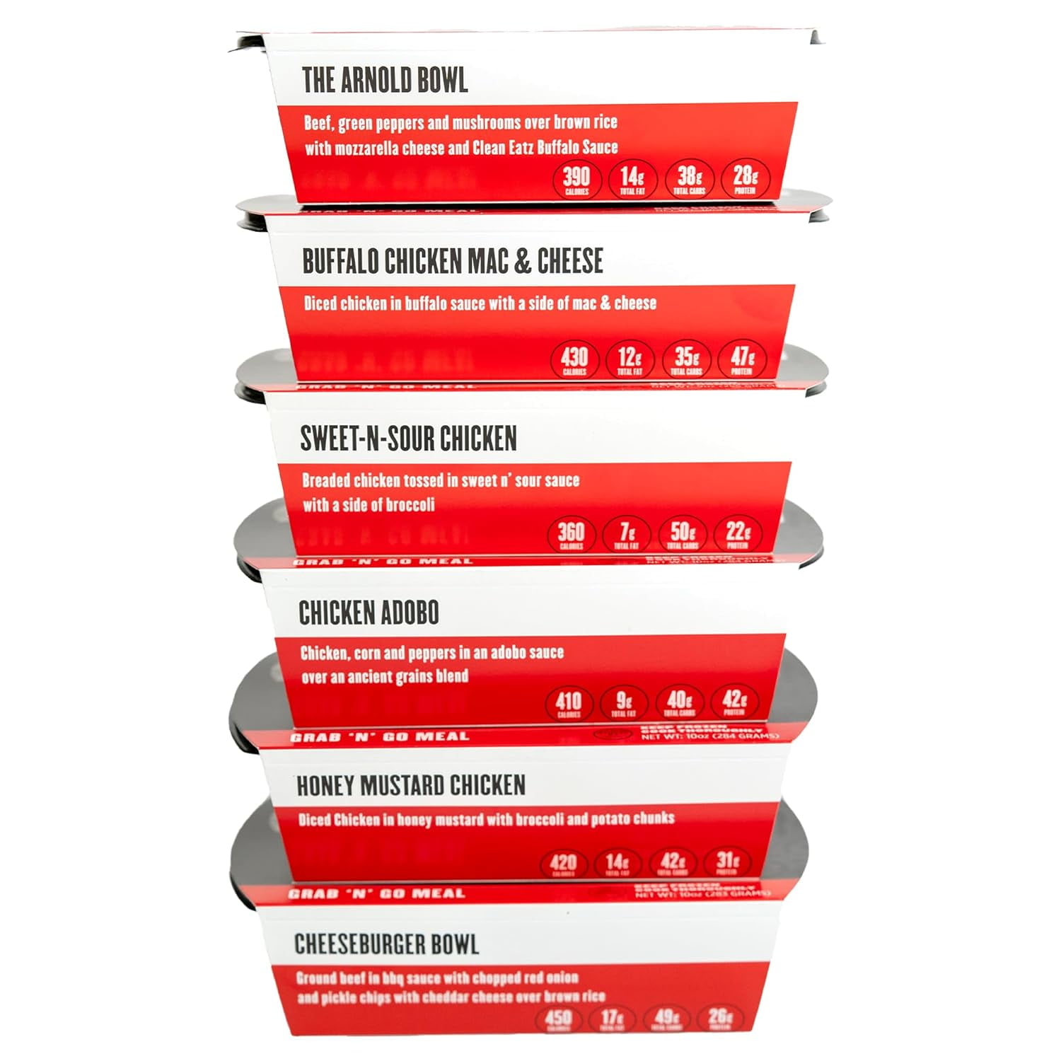 Hall of Fame Meal Plan Kit, Prepared Frozen Meals, Portion & Calorie