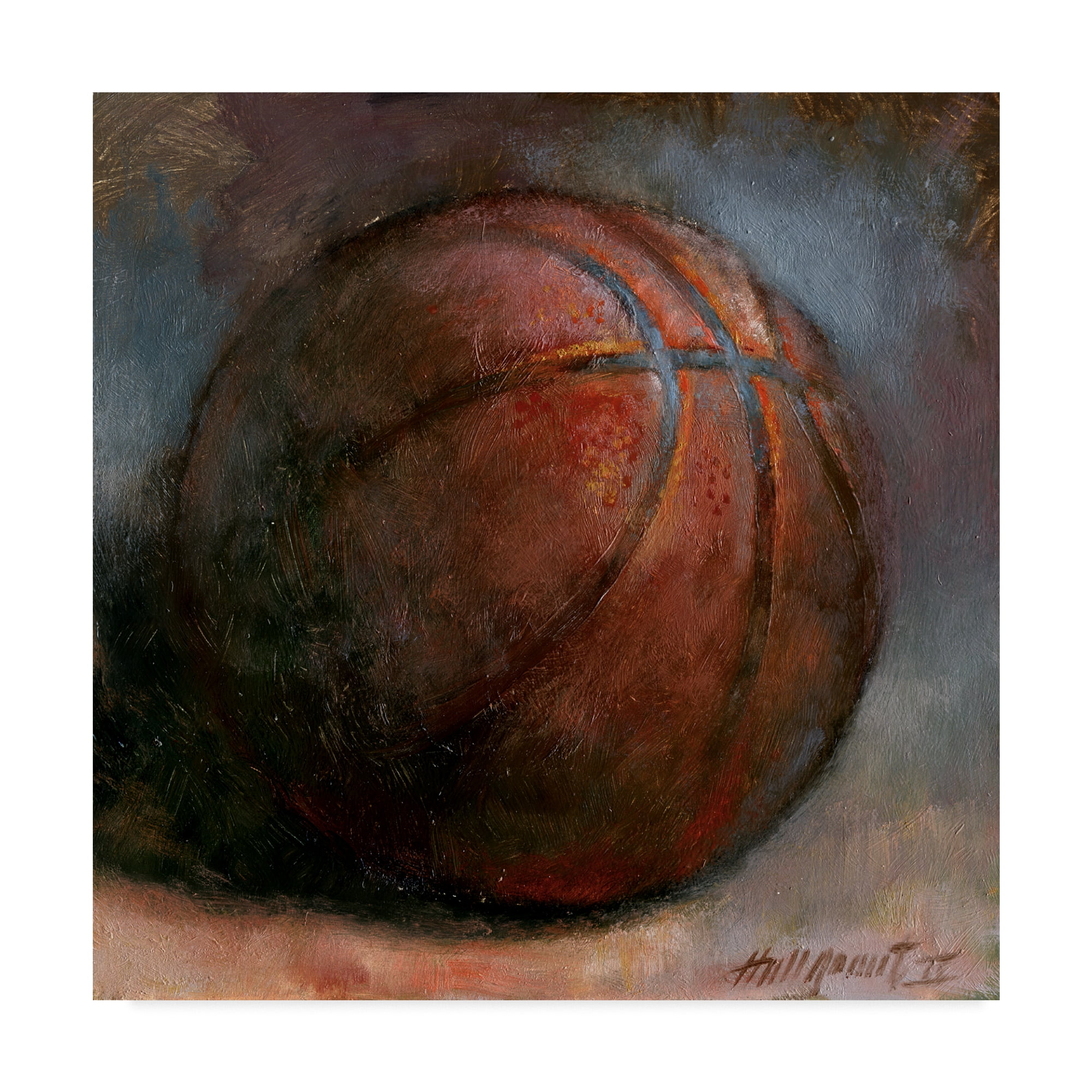 Hall Groat II Basketball Canvas Art in 24'' x 24''